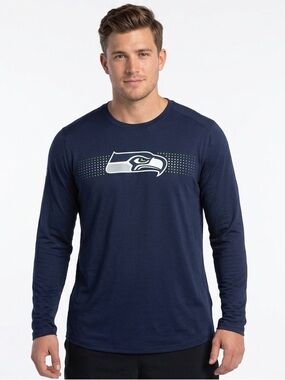 Seattle Seahawks Under Armour Combine Authentic Long Sleeve T-Shirt Men’s Medium